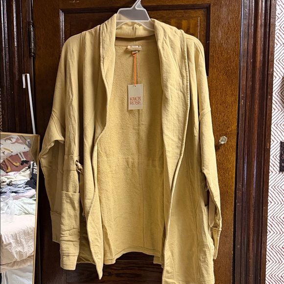 Knox Rose Tops - Knox Rose Tan Textured Cardigan